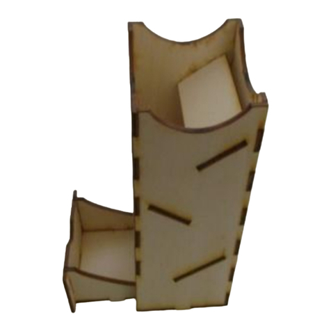 BluePanther Mini Dice Tower Assembly