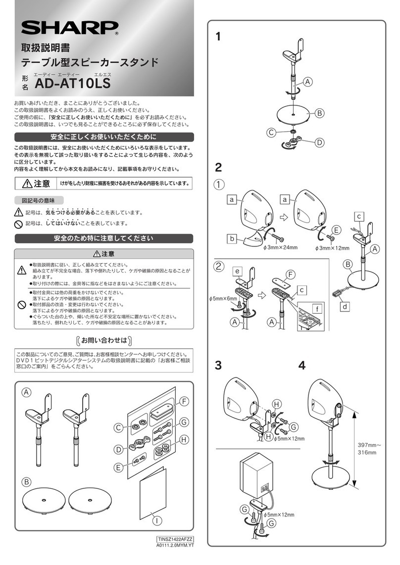 Sharp AD-AT10LS User manual
