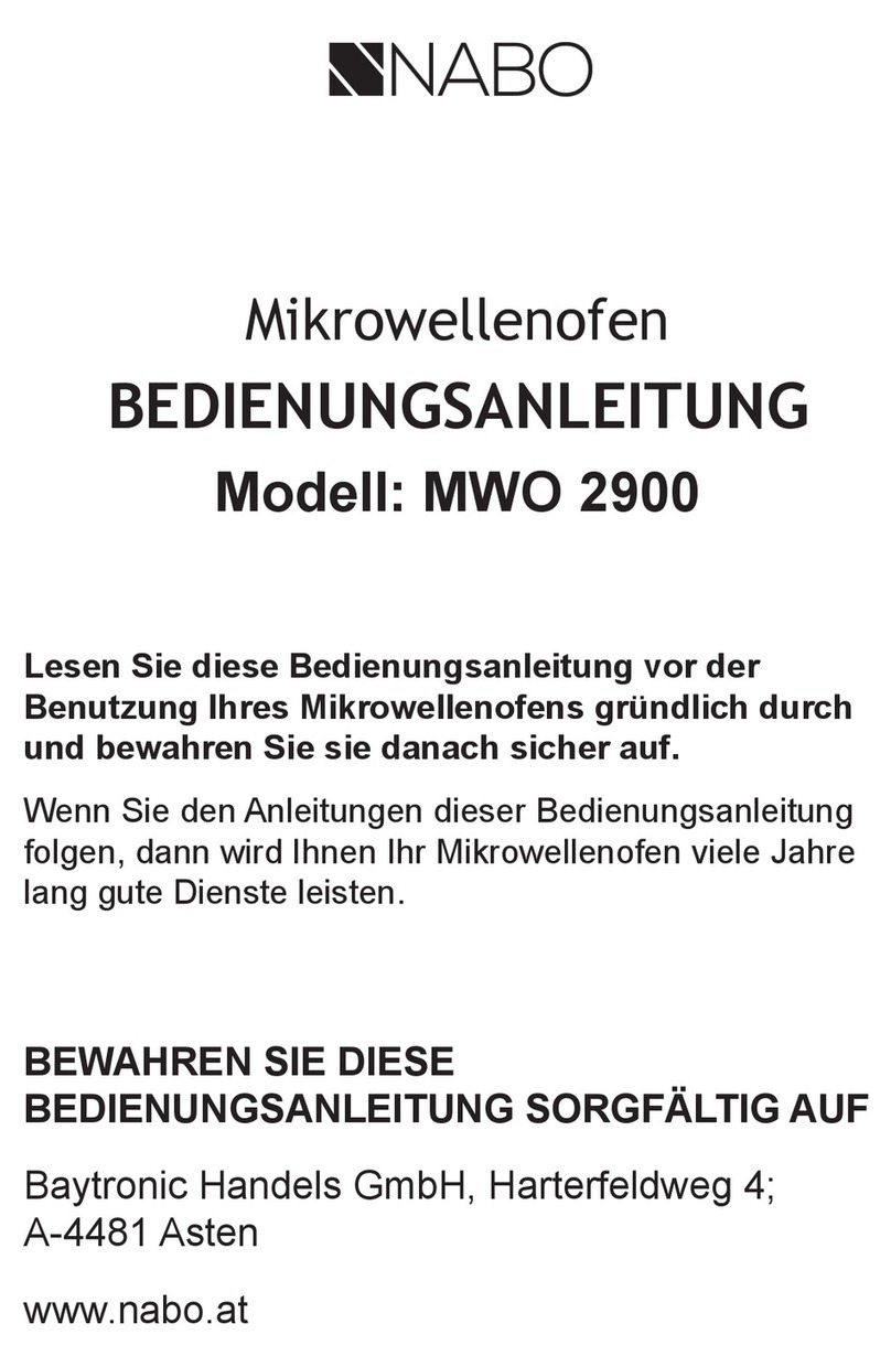 NABO MWO 2900 instruction manual