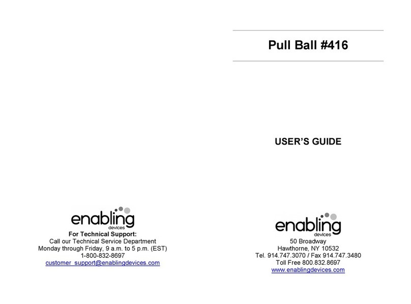 Enabling Devices Pull Ball User manual Enabling Devices Pull Ball User manual
