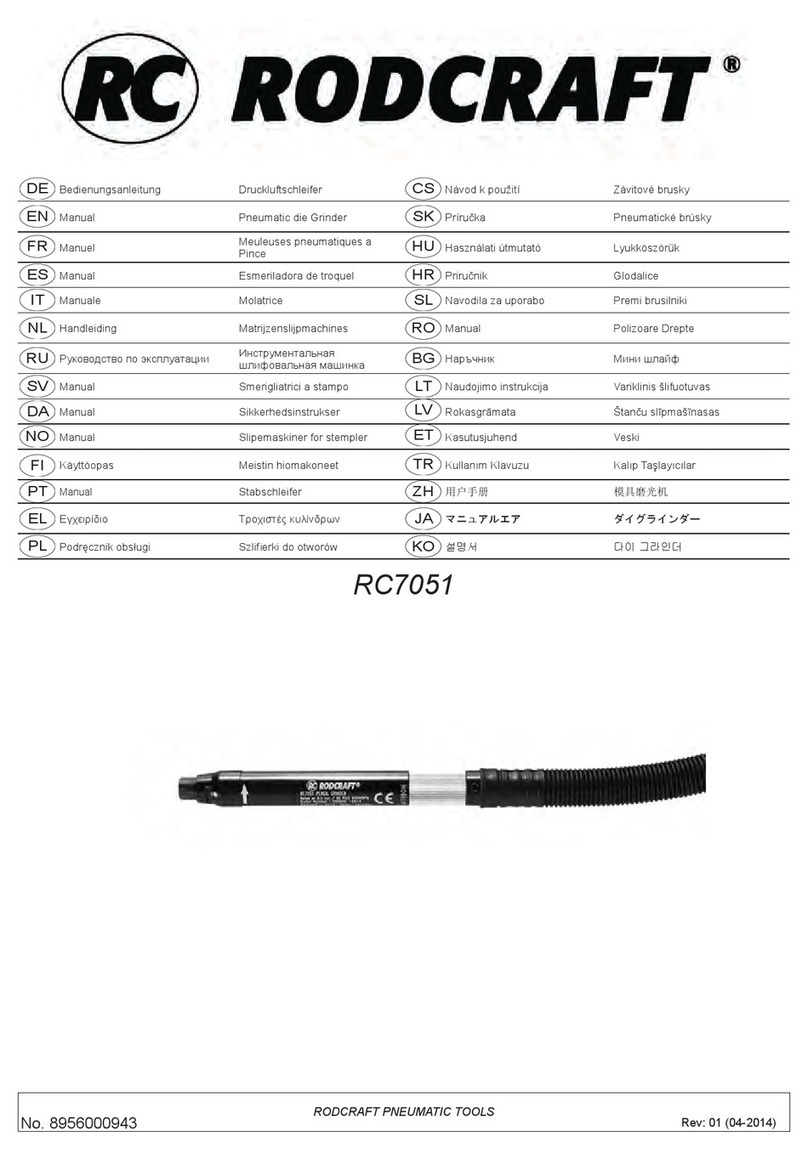 Contimac RODCRAFT RC7051 manual