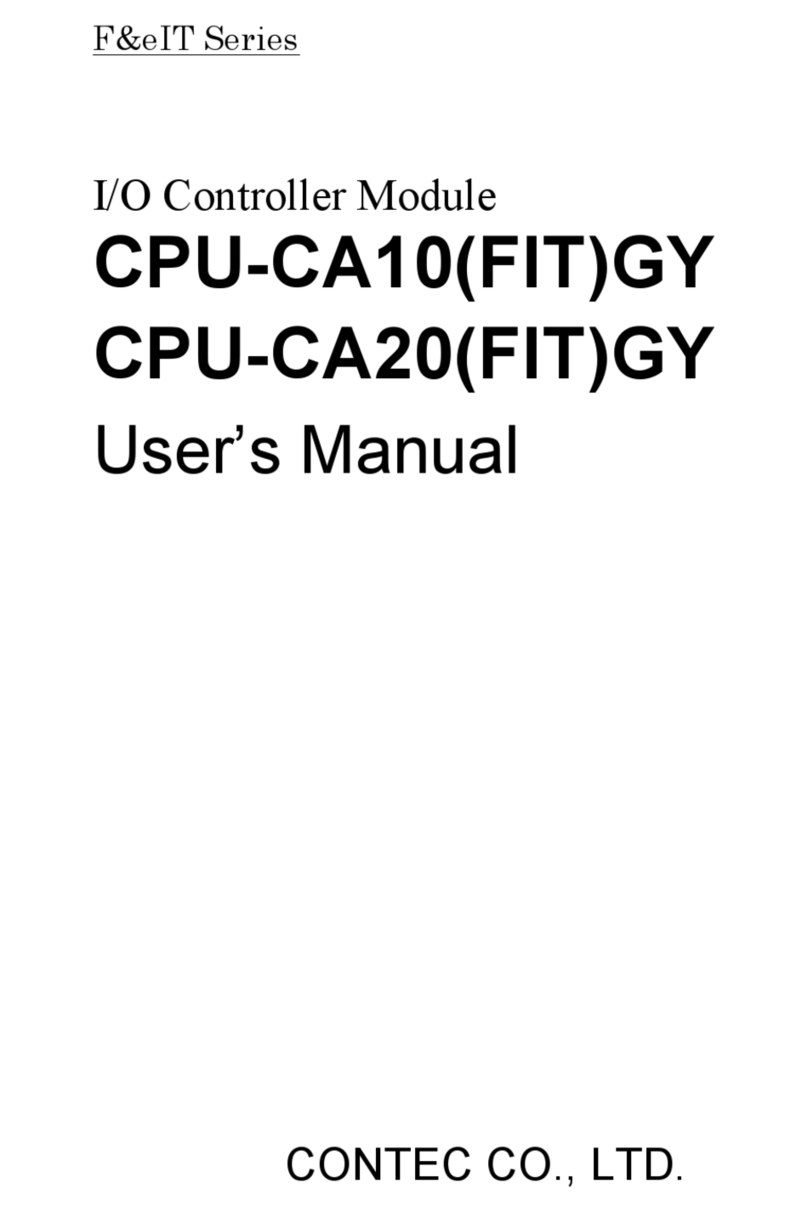Contec F&eIT Series user manual Contec F&eIT Series user manual