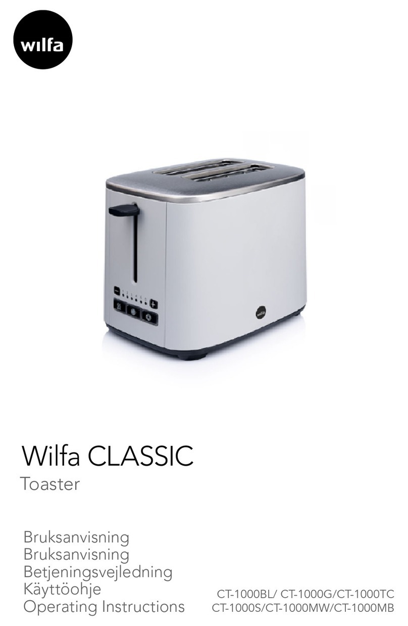 Wilfa CLASSIC CT-1000BL User manual