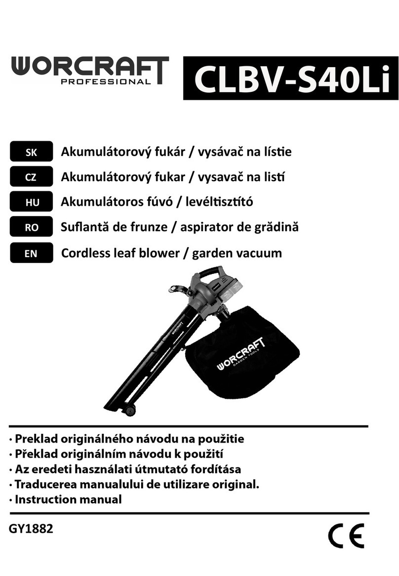 Worcraft PROFESSIONAL CLBV-S40Li instruction manual