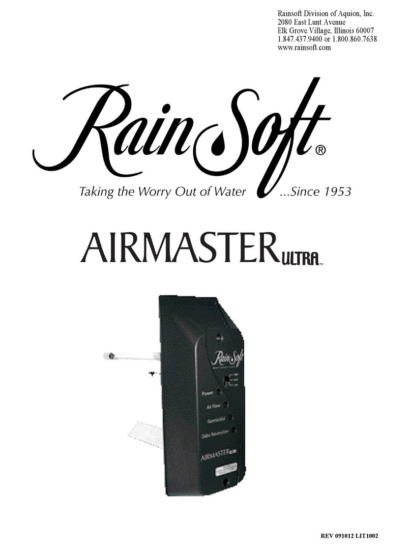 Rain Soft AIRMASTER ULTRA manual