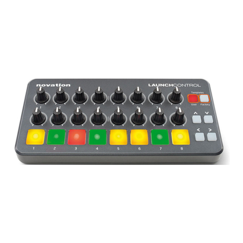 Novation LAUNCH CONTROL User manual