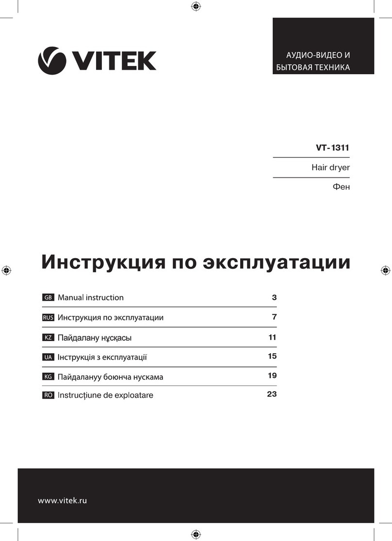 Vitek VT-1311 Manual instruction