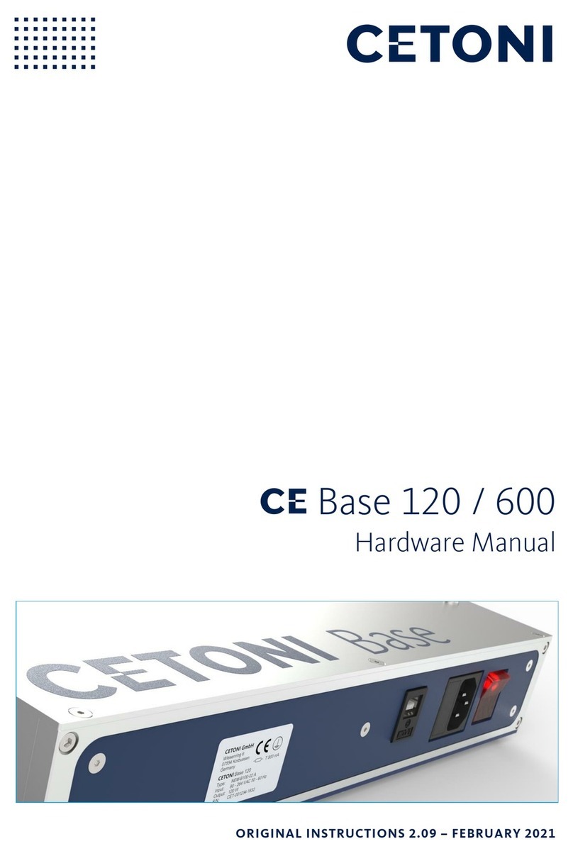 cetoni BASE 120 Hardware manual