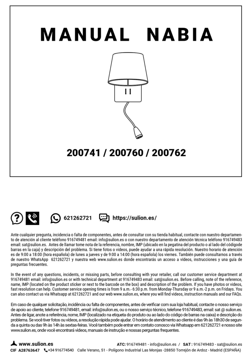 Sulion NABIA 200741 User manual