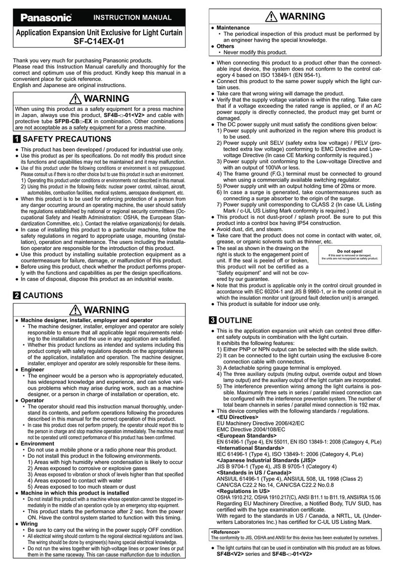 Panasonic SF-C14EX-01 User manual