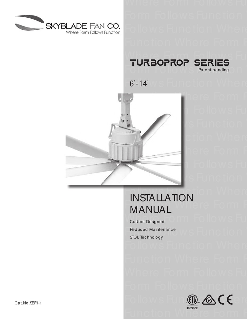 Skyblade Turboprop Series installation manual