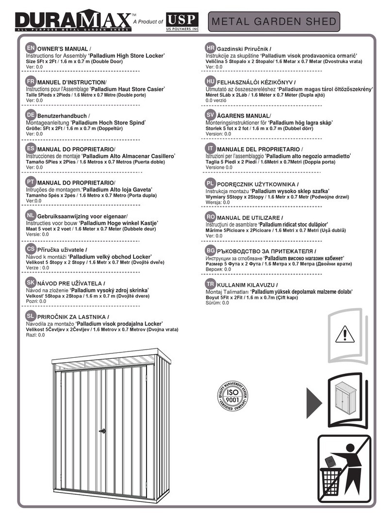 USP DuraMax Palladium High Store Locker Manual USP DuraMax Palladium High Store Locker Manual