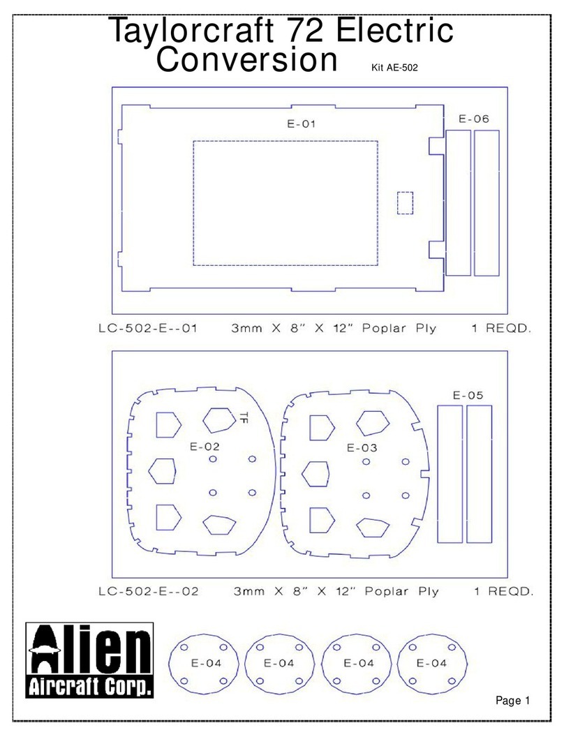 Alien Aircraft Corp Taylorcraft 72 quick start guide Alien Aircraft Corp Taylorcraft 72 quick start guide