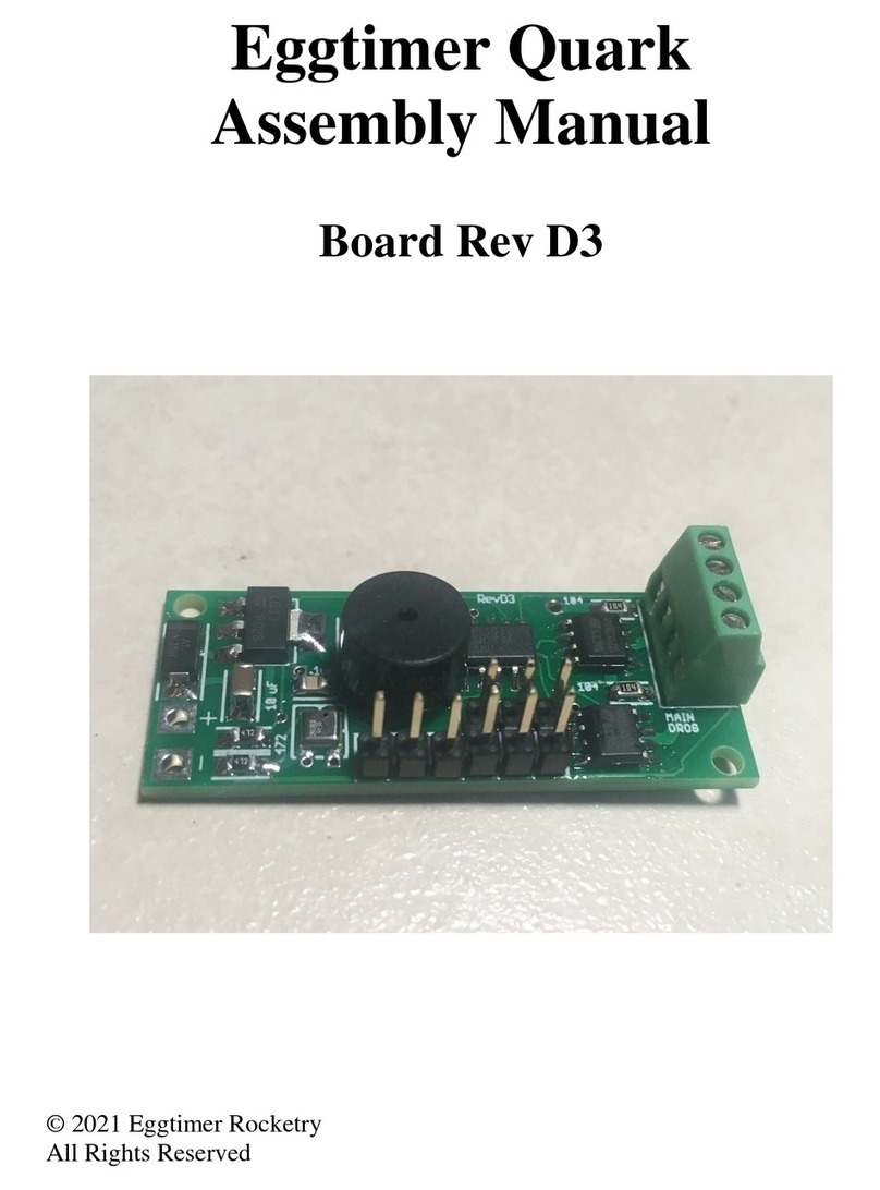 Eggtimer Rocketry Eggtimer Quark Assembly manual