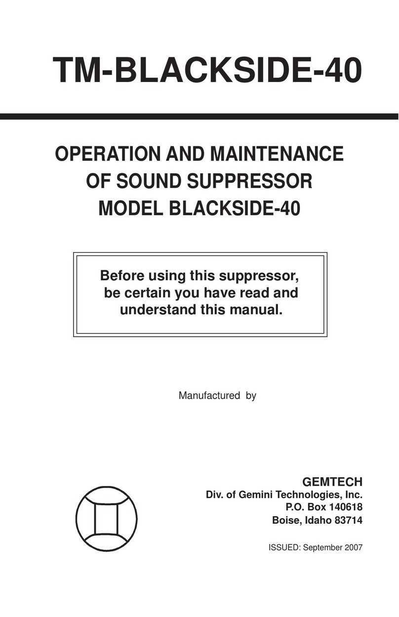 Gemini GEMTECH BLACKSIDE-40 Installation guide