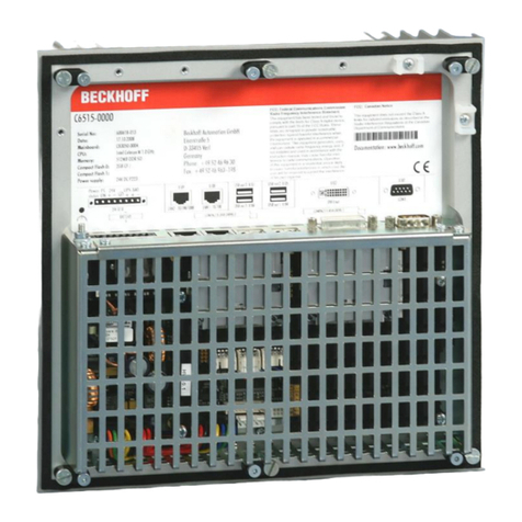 Beckhoff C6515 User manual