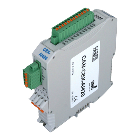 ESD CAN-CBX-AI420 manual