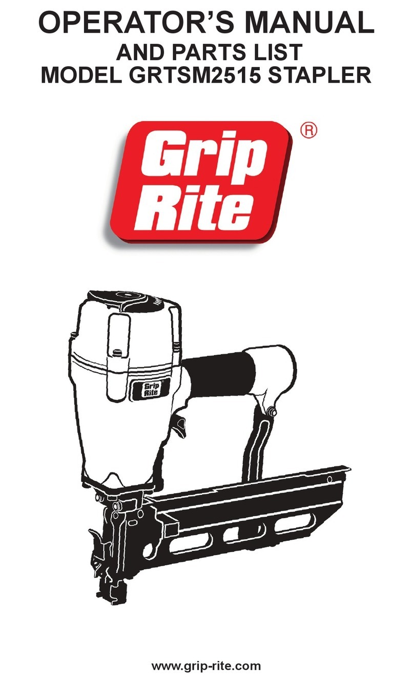 Grip Rite GRTSM2515 Installation and maintenance instructions