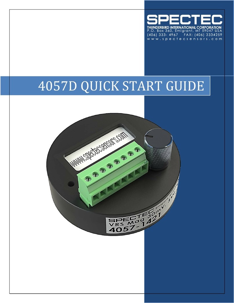 Spectec 4057D User manual