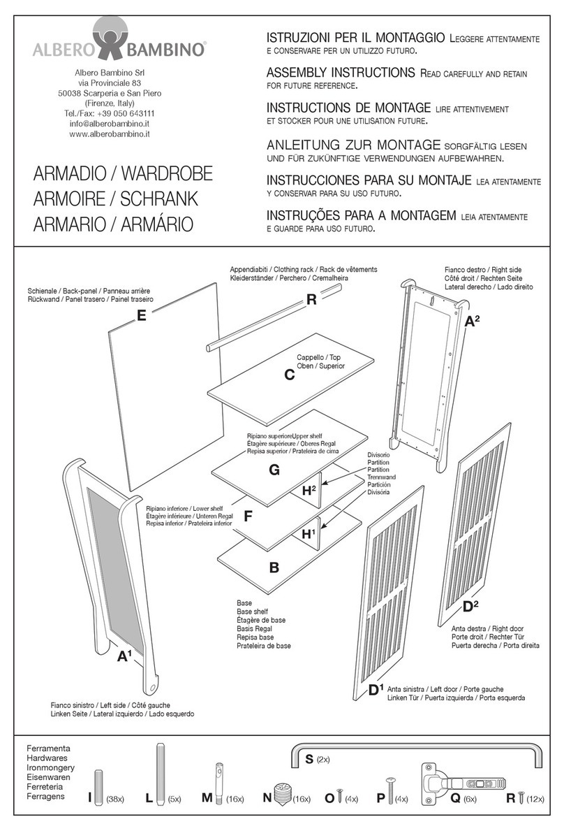Albero Bambino M206RA Assembly instructions