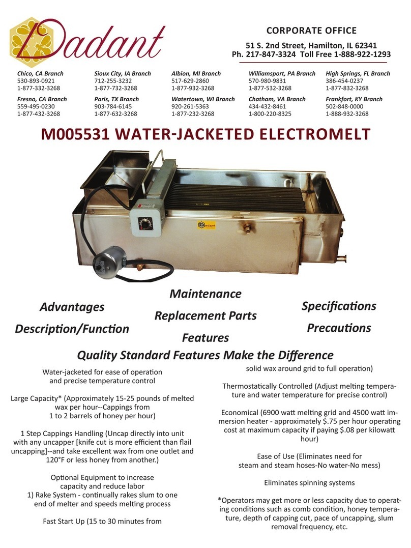 Dadant M005531 User manual