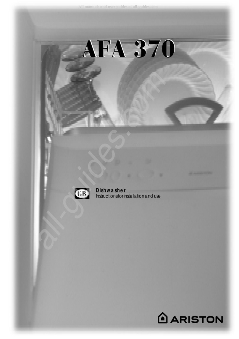Ariston AFA 370 User manual Ariston AFA 370 User manual