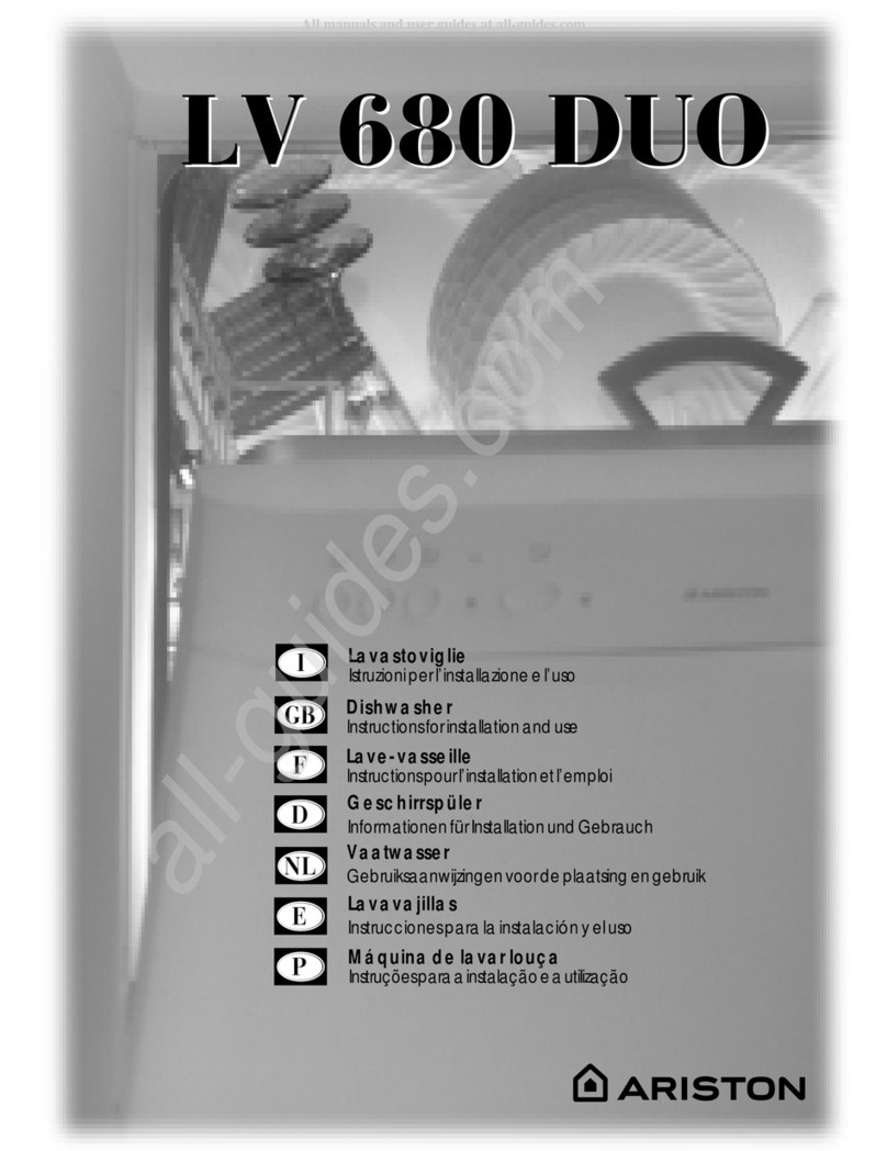 Ariston LV 680 DUO Instructions for installation and use