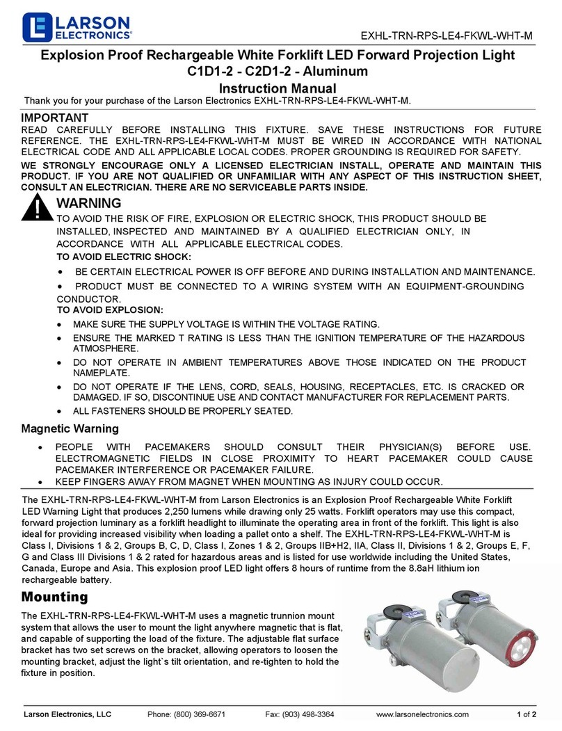 Larson Electronics C1D1-2 instruction manual