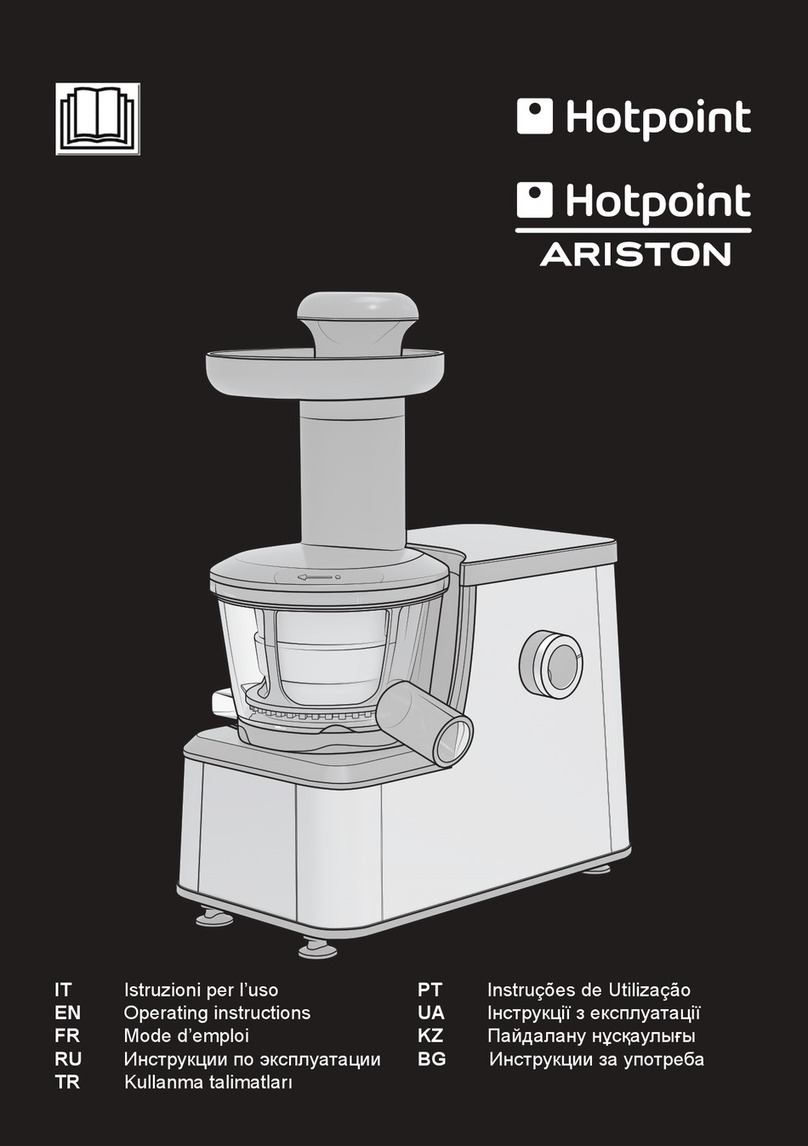 Hotpoint Ariston SJ 4010 Fxy operating instructions