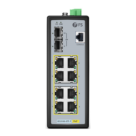 FS IES3100-8TF-P User manual