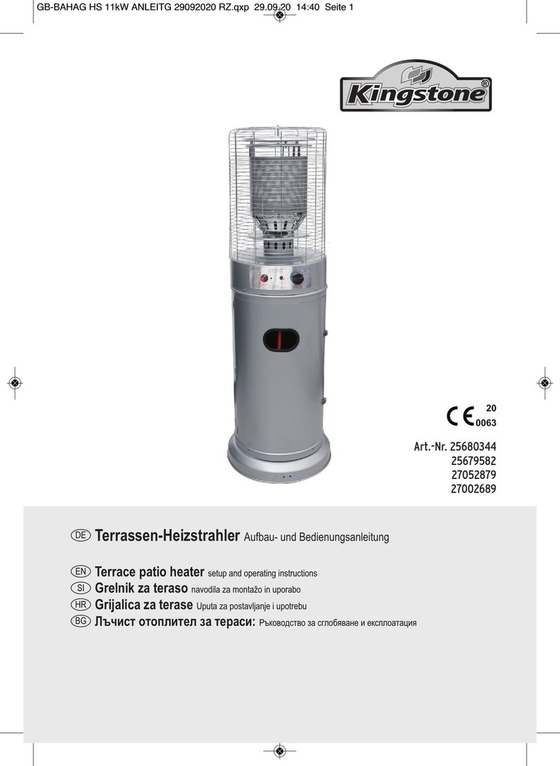 Kingstone 25680344 Set up and operating instructions