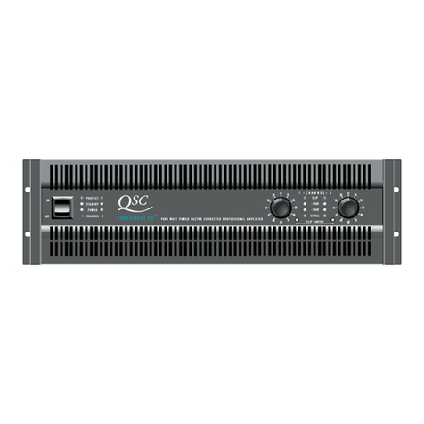 QSC PowerLight Series User manual