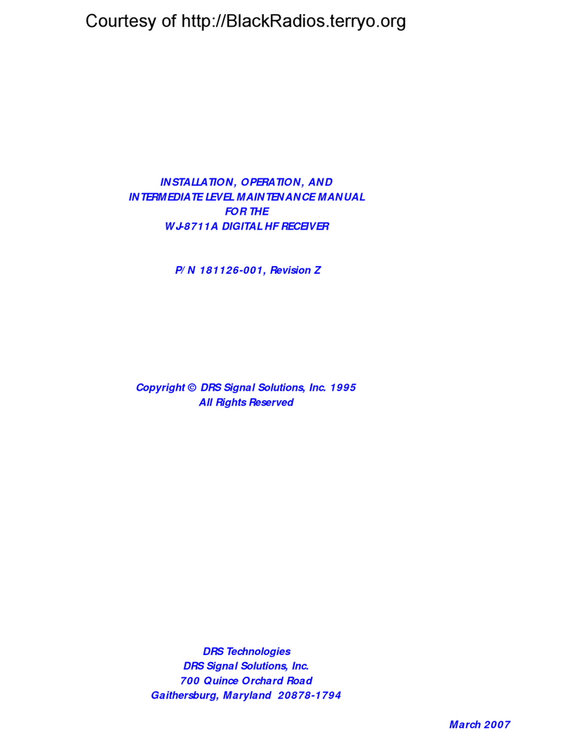 DRS WJ-8711A User manual
