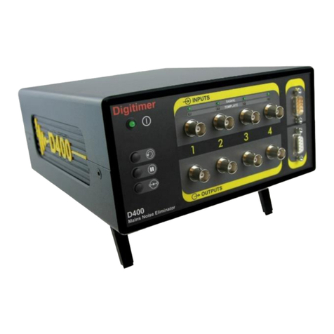 Digitimer D400 Operator's manual