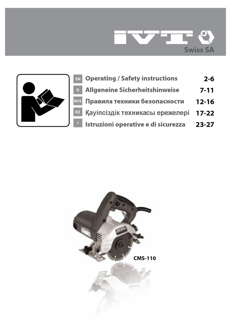 IVT CMS-110 Operating/safety instructions