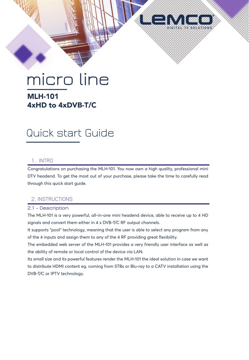 Lemco MLN-101 quick start guide