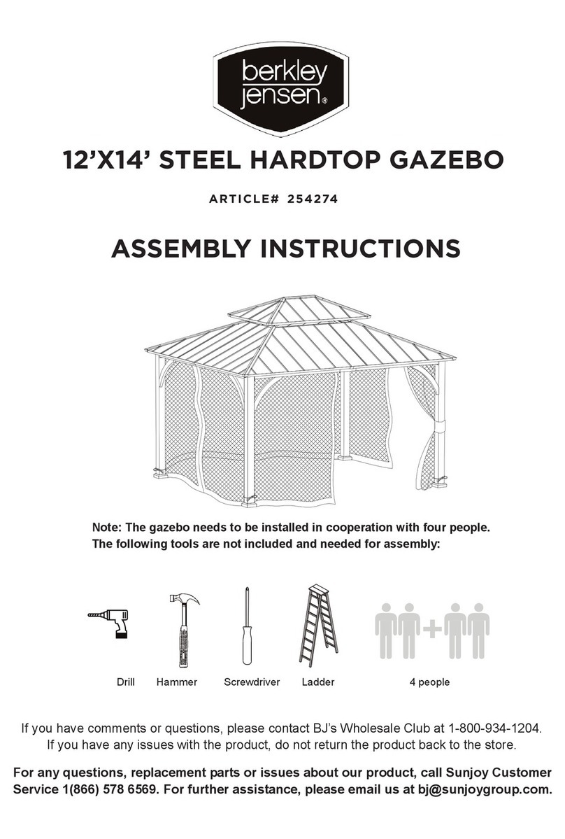 Berkley Jensen 254274 Assembly instructions