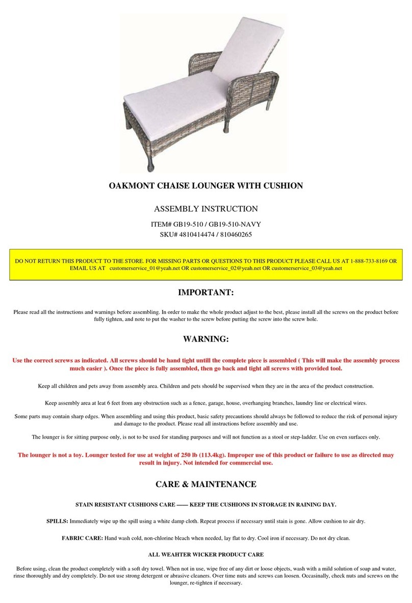 Big Lots GB19-510 Assembly instruction