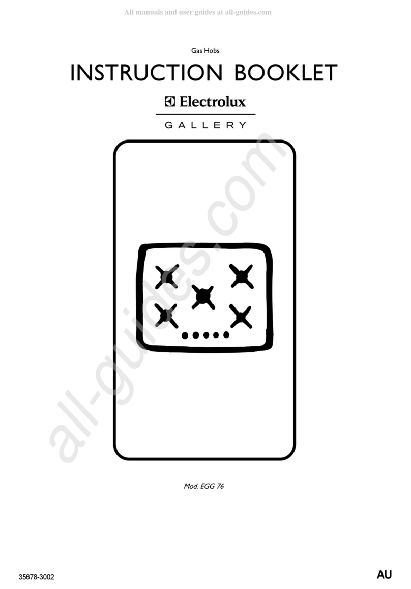 Electrolux EGG 76 User manual
