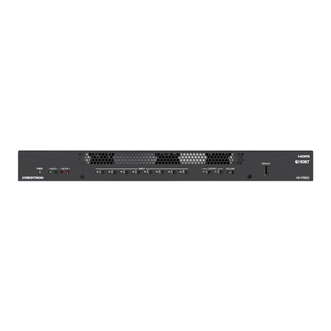 Crestron HD-PS622 quick start