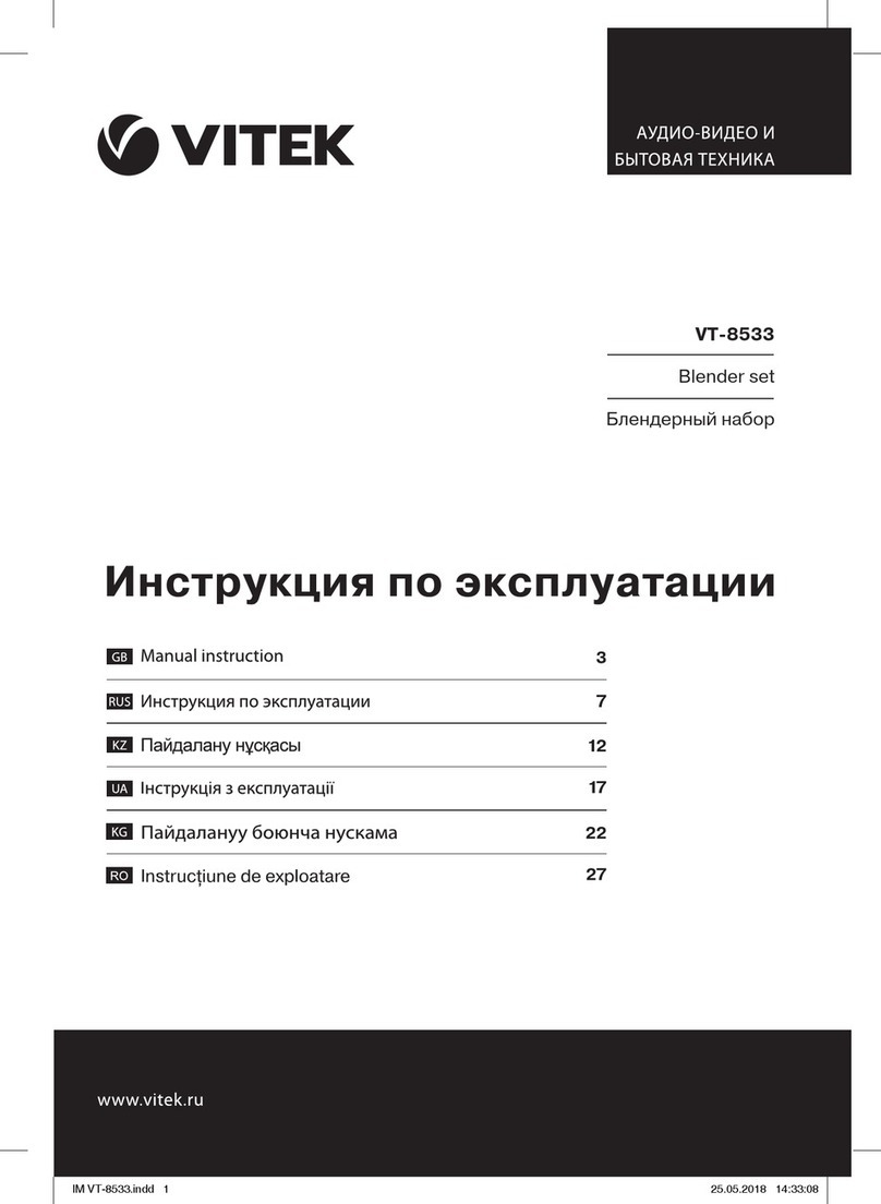 Vitek VT-8533 User manual Vitek VT-8533 User manual