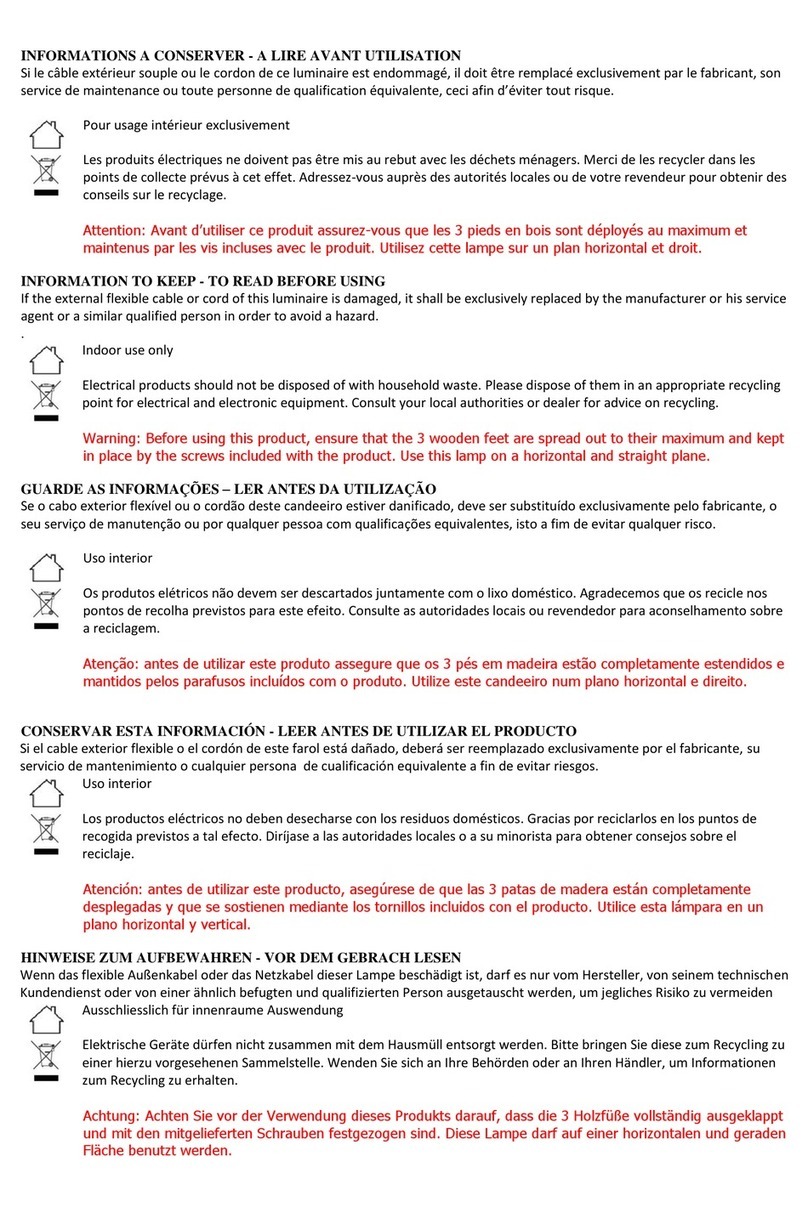 atmosphera Runo 123174C User manual