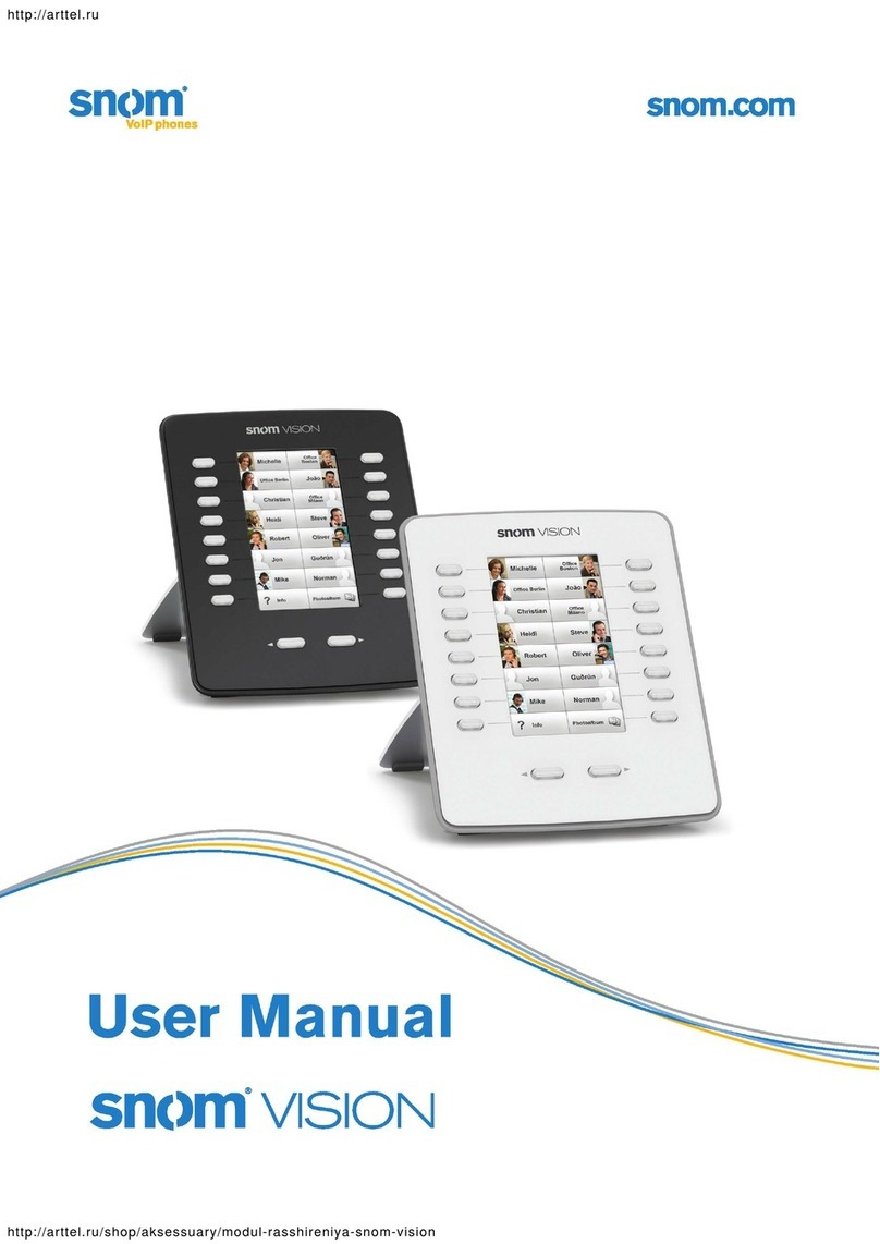 Snom Vision user manual