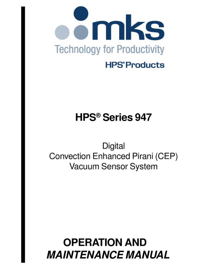 MKS HPS 947 Series User manual