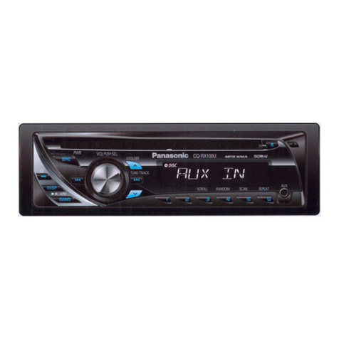 Panasonic CQ-RX200U User manual Panasonic CQ-RX200U User manual