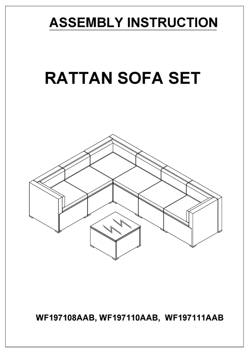RATTAN WF197108AAB Assembly instruction