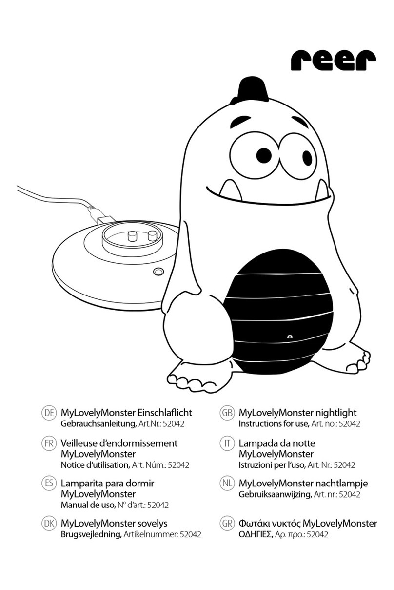 Reer MyLovelyMonster Instructions for use Reer MyLovelyMonster Instructions for use