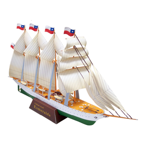 Canon Creative Park Ships of the world Esmeralda User manual Canon Creative Park Ships of the world Esmeralda User manual