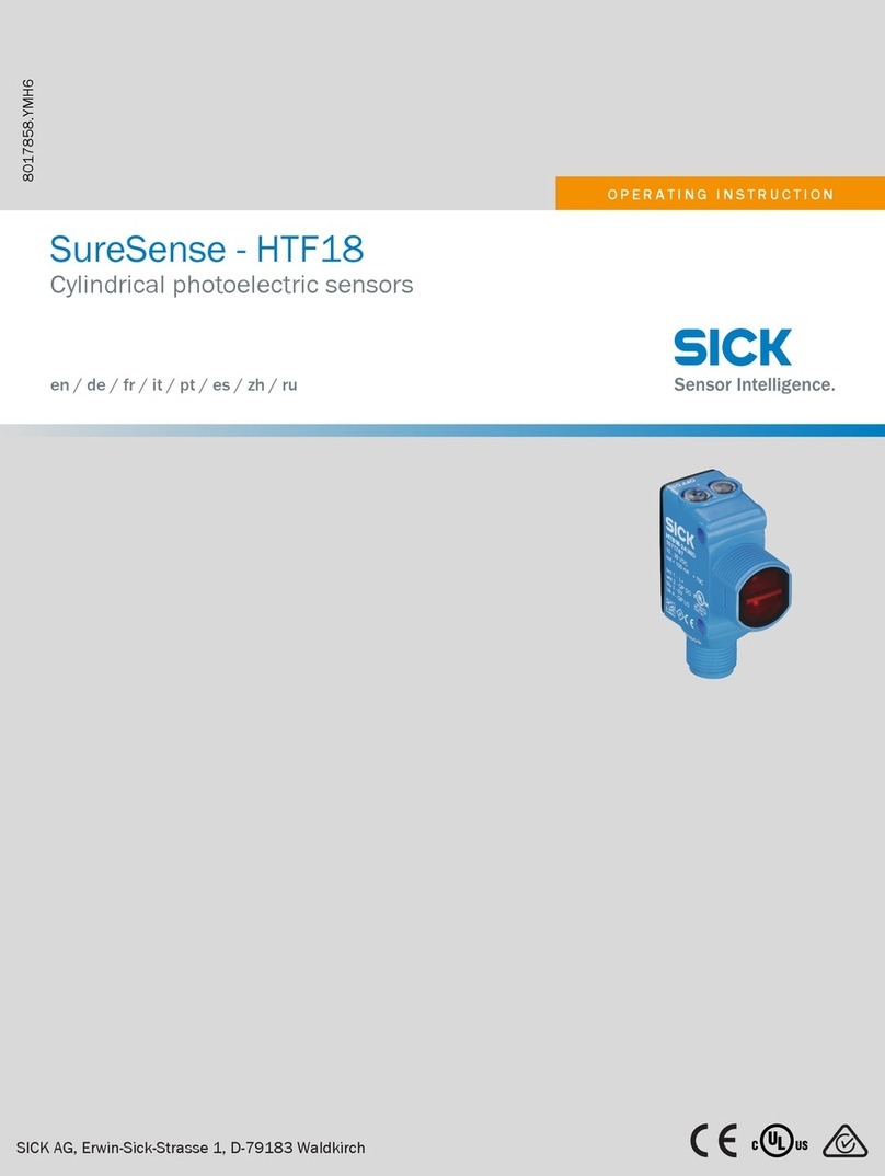 SICK SureSense-HTF18 operating instructions