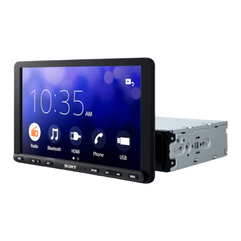 Sony XAV-AX8100 User manual
